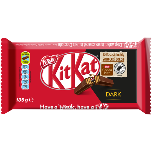 KitKat 11 Finger Dark Chocolate Bar 135g