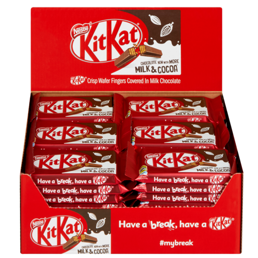 KitKat 4 Finger Milk Chocolate Bars 48 x 41.5g