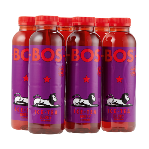 BOS Berry Flavoured Rooibos Ice Tea 6 x 500ml