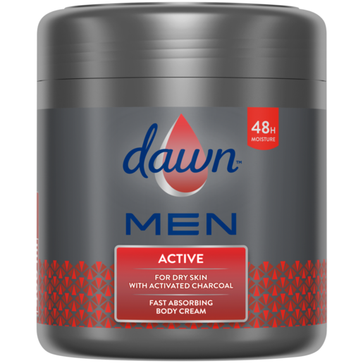Dawn Men Active Fast Absorbing Body Cream 400ml