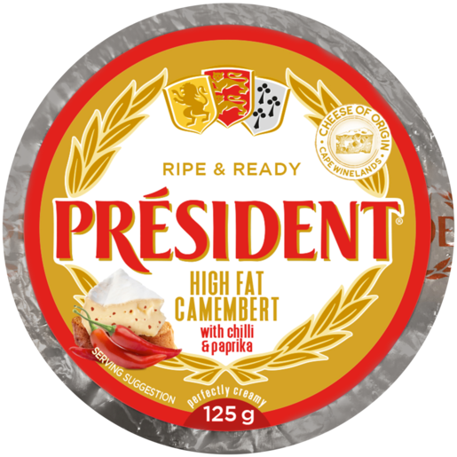Président Chilli & Paprika Camembert 125g
