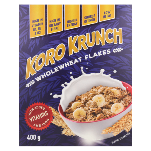 Koro Krunch Wholewheat Flakes 400g