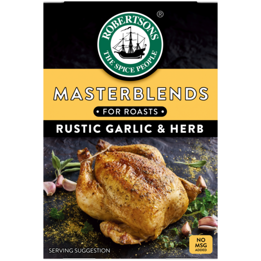 Robertsons Masterblends Rustic Garlic and Herb Spice Blend Refill 60g