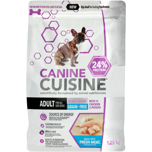Canine Cuisine Grain-Free Specialised Diet Adult Dry Dog Food 1.25kg