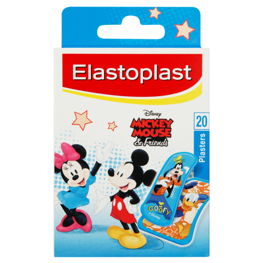Elastoplast Disney Mickey Mouse & Friends Plasters 20 Pack