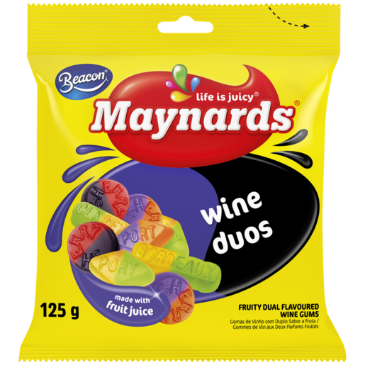 Maynards Wine Gum Duos 125g