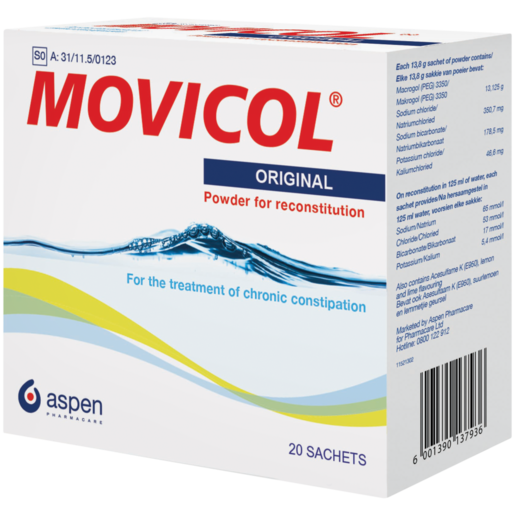Movicol Original Laxative Sachets 20 Pack