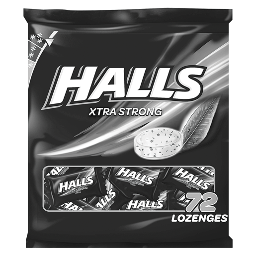 Halls Xtra Strong Lozenges 72 Pack