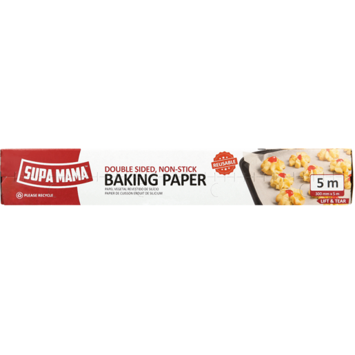 Supa Mama Double Sided Non-Stick Baking Paper 300mm x 5m