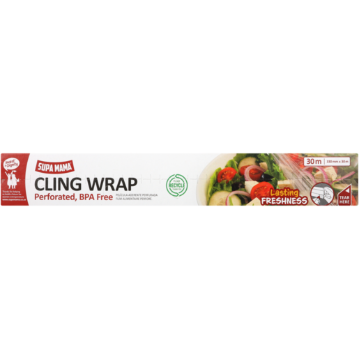 Supa Mama Perforated Cling Wrap 330mm x 30m