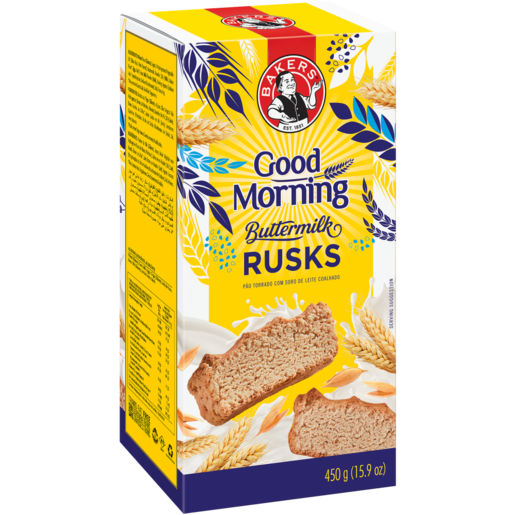 Bakers Good Morning Buttermilk Flavoured Rusks 450g
