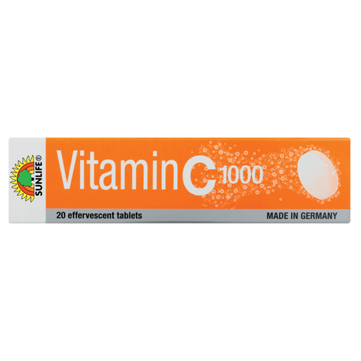 Sunlife Vitamin C 1000 Effervescent Tablets 20 Pack