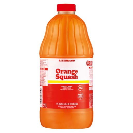 Ritebrand Orange Squash Concentrate 2L