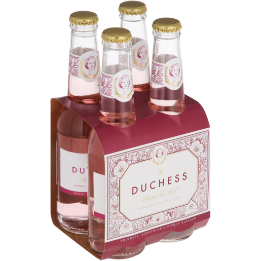 The Duchess Floral Alcohol-Free Gin & Tonic Bottles 4 x 275ml