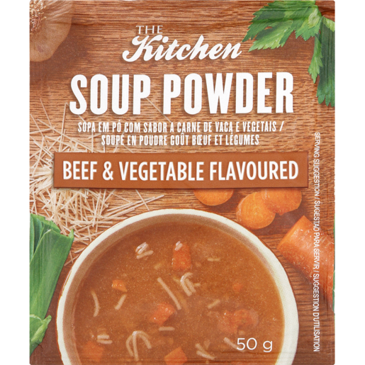 The Kitchen Soup Powder Beef & Vegatable Flavoured 50g