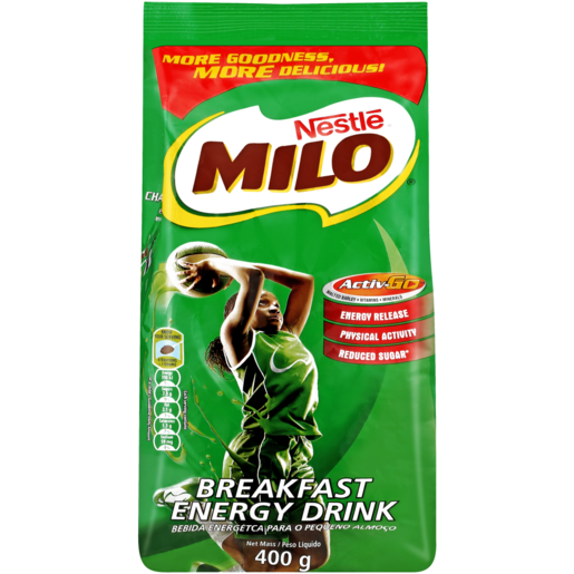 Milo Malt Chocolate Flavoured Breakfast Energy Drink 400g