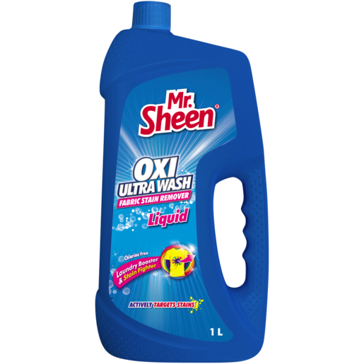 Mr. Sheen Oxi Ultra Wash Fabric Stain Remover Liquid 1L