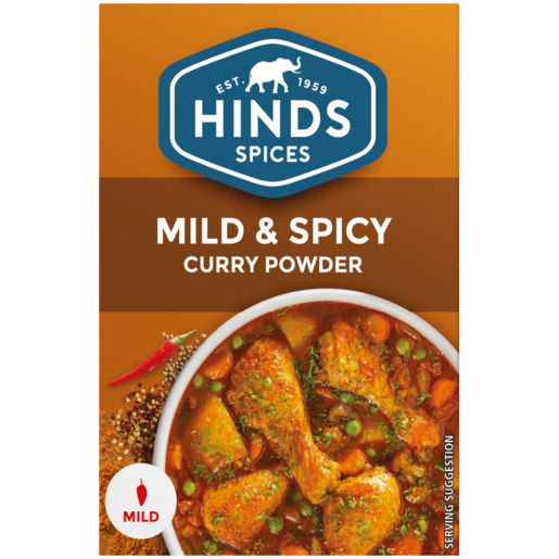 Hinds Spices Mild & Spicy Curry Powder 100g