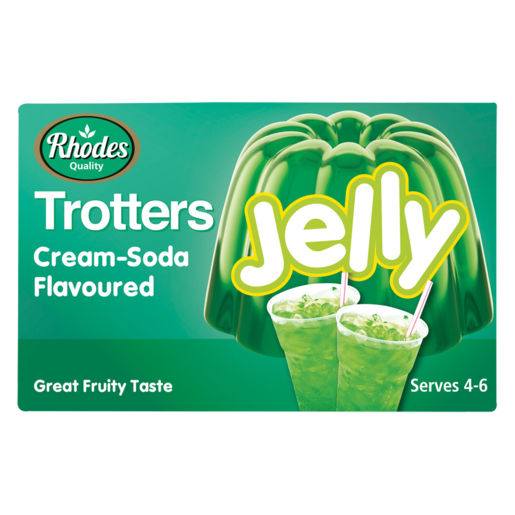 Rhodes Trotters Cream-Soda Flavoured Instant Jelly 40g