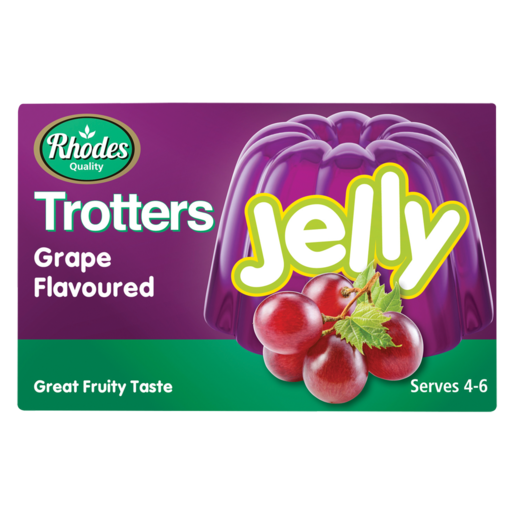 Rhodes Trotters Grape Flavoured Instant Jelly 40g