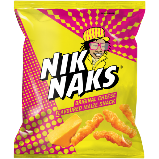 NikNaks Original Cheese Flavoured Maize Snack 135g