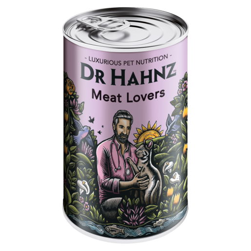 Dr Hahnz Meat Lovers Cat Food 415g