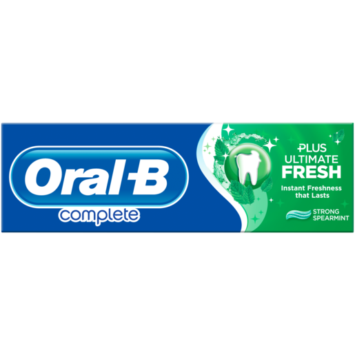 Oral-B Fresh Mint Flavoured Complete Fresh Toothpaste & Mouthwash 75ml