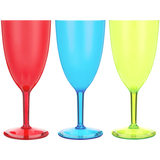2 Tone Lime Goblet 350ml (Assorted Item - Supplied At Random)