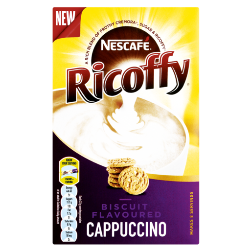 NESCAFÉ Ricoffy Biscuit Flavoured Cappuccino Sticks 23g