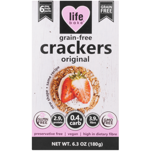 Life Bake Original Gluten Free Crackers 180g