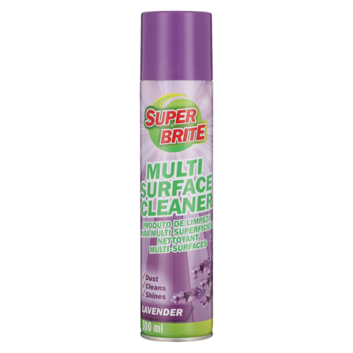 Super Brite Lavender Scented Multisurface Cleaner Spray Can 300ml