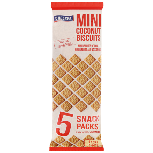 Chelsea Mini Coconut Biscuits 5 x 40g