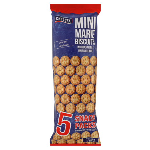 Chelsea Mini Marie Flavoured Biscuits 5 x 40g