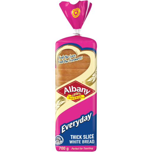 Albany Everyday Thick Sliced White Bread Loaf 700g