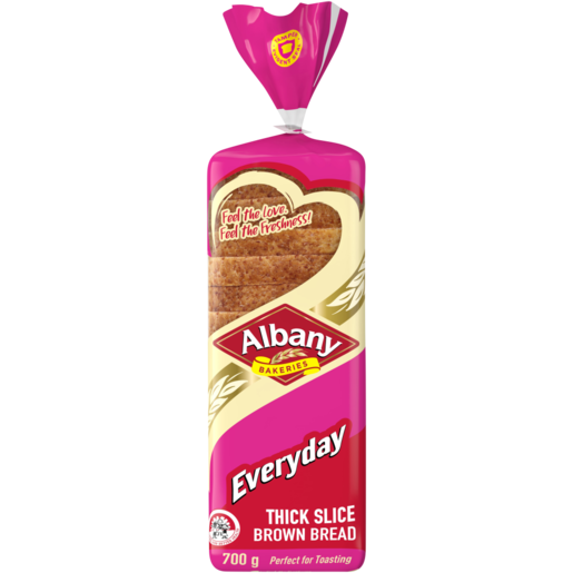 Albany Everyday Thick Sliced Brown Bread Loaf 700g
