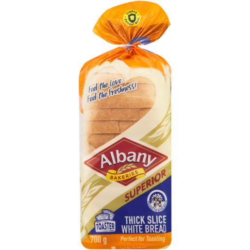 Albany Superior Thick Slice White Bread 700g 