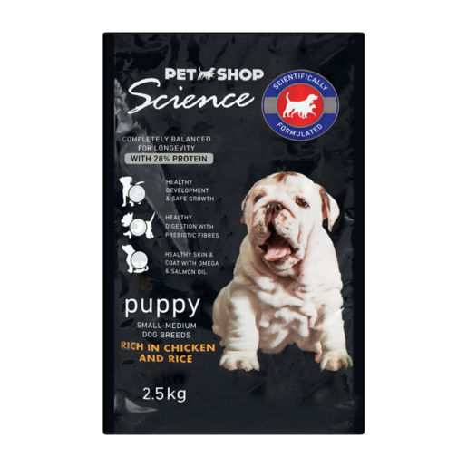 Pet Shop Rich in Chicken and Rice Small - Medium Puppy Food 2.5kg