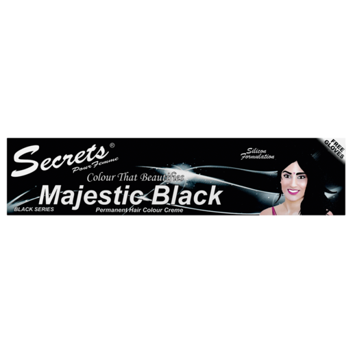 Secrets Majestic Black Hair Colour 2 x 30ml