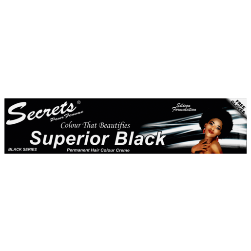 Secrets Superior Black Hair Colour 2 x 30ml