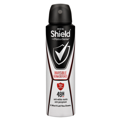 Shield Men Motion Sense Invisible Germ Defence Anti-Perspirant 150ml