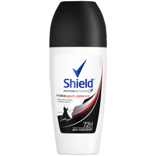 Shield Invisible Germ Defense Ladies Anti-Perspirant Roll-On 50ml