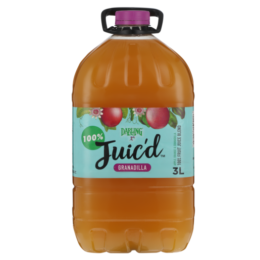 Darling Juic'd Granadilla Flavoured 100% Fruit Juice 3L