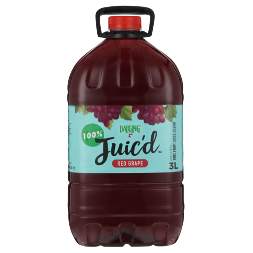 Darling Juic'd Red Grape Flavoured Fruit Juice 3L