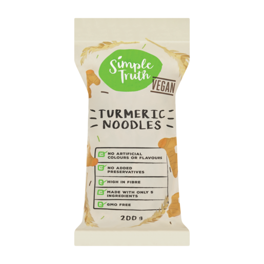 Simple Truth Vegan Turmeric Noodles 200g