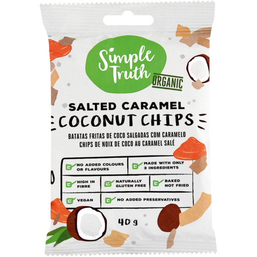 Simple Truth Organic Salted Caramel Coconut Chips 40g