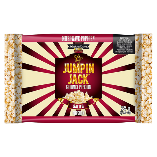 Jumpin Jack Salted Gourmet Microwave Popcorn 85g