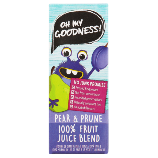 Oh My Goodness! 100% Pear & Prune Fruit Juice Blend 200ml