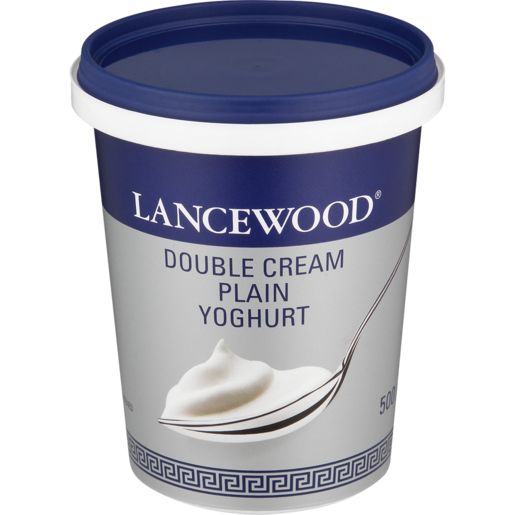 LANCEWOOD Plain Double Cream Yoghurt 500g