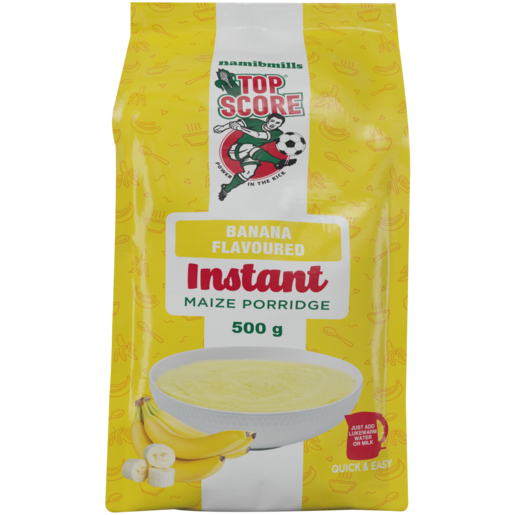 Top Score Banana Flavoured Instant Maize Porridge 500g