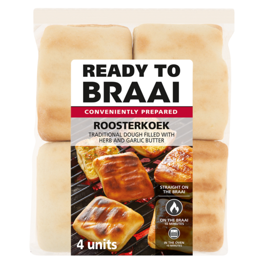 Ready To Braai Roosterkoek 4 Pack